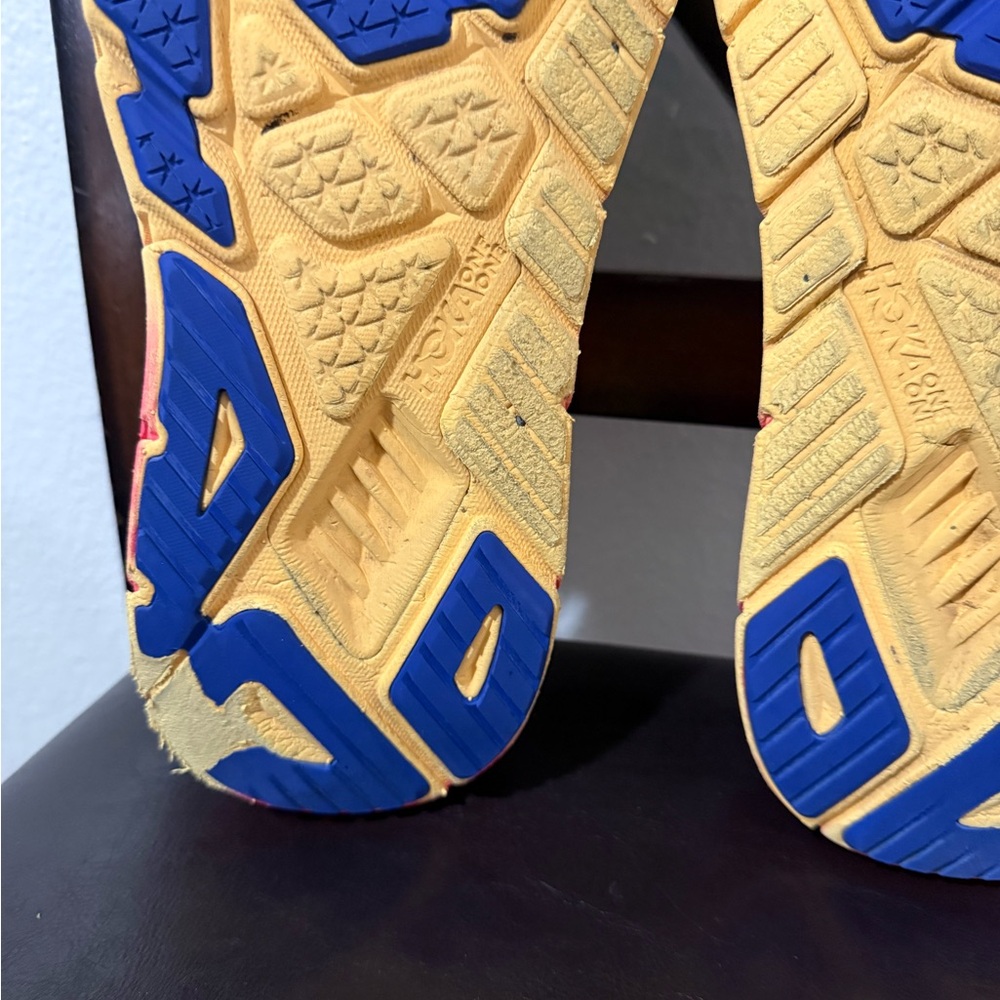 Hoka Sneakers - Light Blue and Yellow - Picture 8 of 9